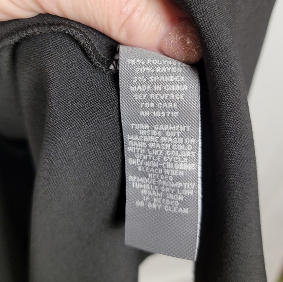 Sharagano Black Button-Down Dress NWOT #2629 - Picture 7 of 13